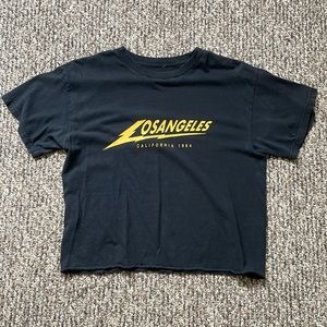 Graphic Tee Crop Top.